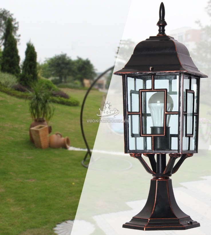 Đèn trụ cổng trang trí ngoài trời ROL155-5